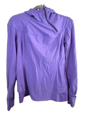 Lululemon Athletica Power Purple Run: Free Bird Spirit Hoodie Pullover Sz 10 Run